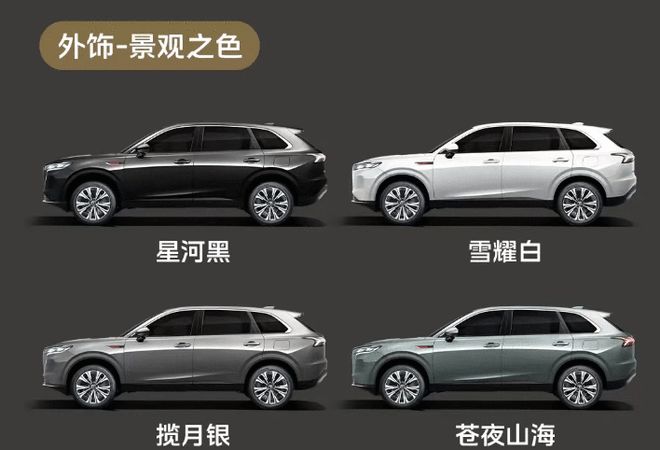 "冰彩沙"全配齐 红旗HS6 PHEV预售17.88万起